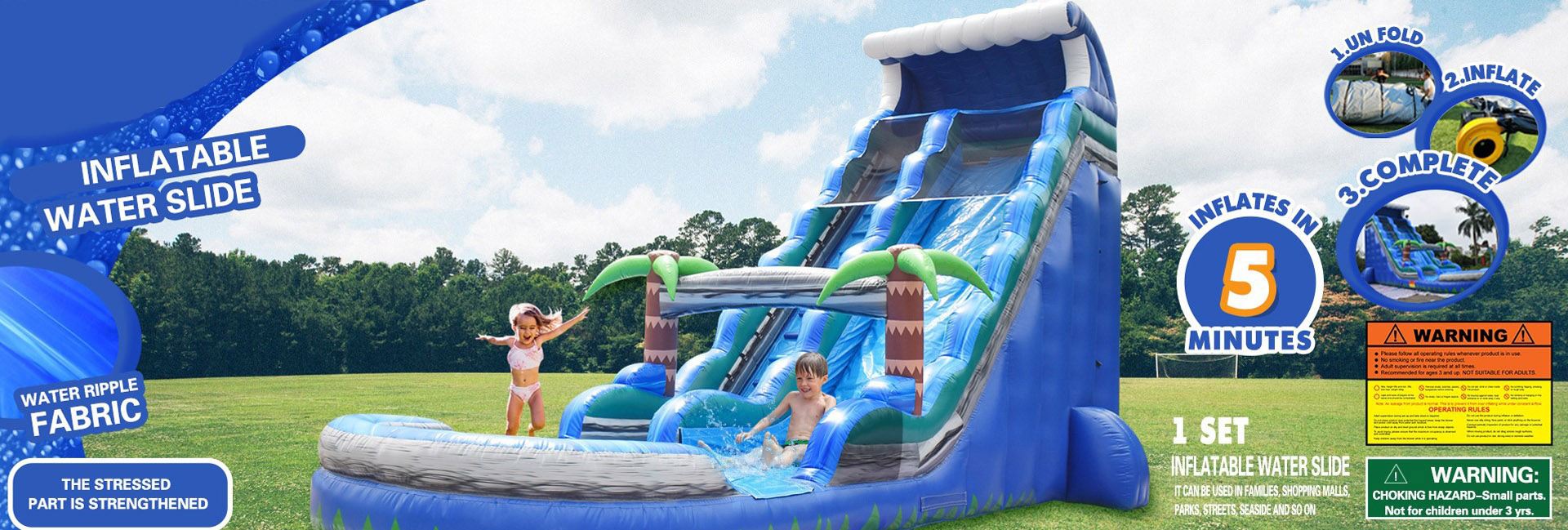 water slide