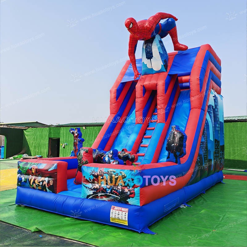 Inflatable Spiderman Slide